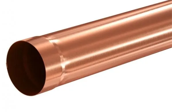 Водосток Aquasistem, система 150/100 - Соединительная труба 1 метр медная купить в Костроме