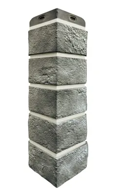 Угол Grand Line состаренный кирпич Элит гранит, ШОВ белый