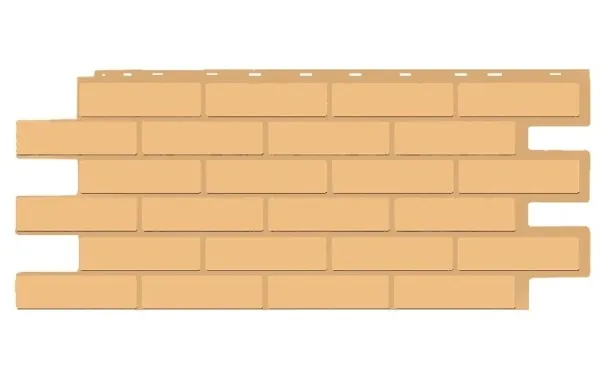 Фасадная панель T-Siding Кирпич Модерн Эко Крем купить в Костроме