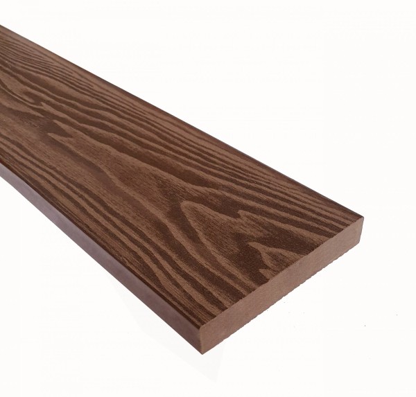 Террасная доска из ДПК Terrapol Смарт 3D Полнотелая без паза Орех Милано купить в Костроме