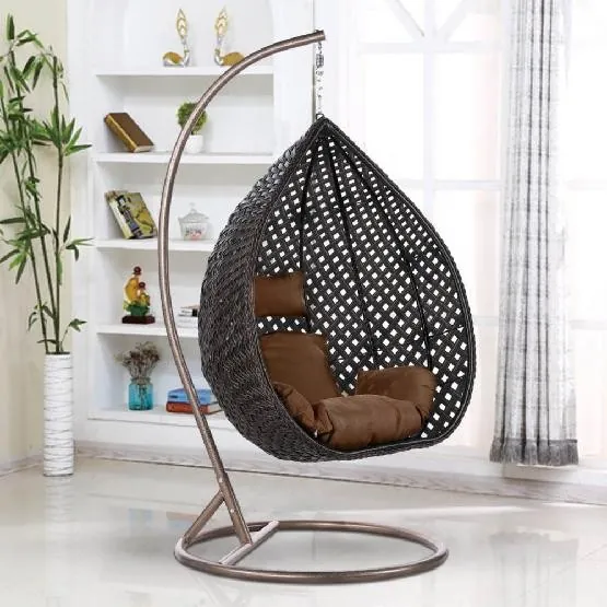 Кресло Подвесное из искусственного ротанга AFM-250B-L Brown купить в Костроме