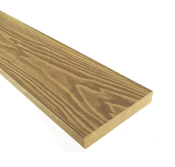 Террасная доска из ДПК Terrapol Смарт 3D Полнотелая без паза Дуб Севилья купить в Костроме