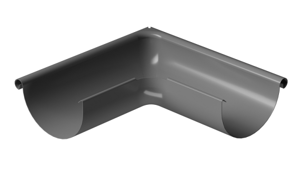 Угол внешний 90° D125 Döcke STAL PREMIUM Графит, (RAL 7024) купить в Костроме
