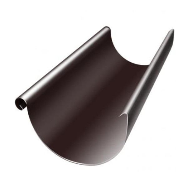 Водосток Grand Line 150x100 – Желоб 3м RAL 8017 купить в Костроме