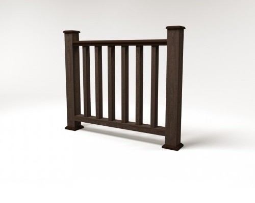 Ограждение из ДПК FG5 венге купить в Костроме