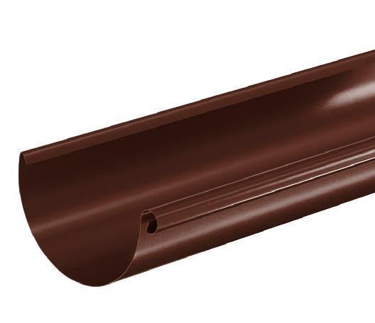 Водосток Aquasistem, система 150/100 - Водосточный желоб 3.00м RAL 8017 Коричневый купить в Костроме