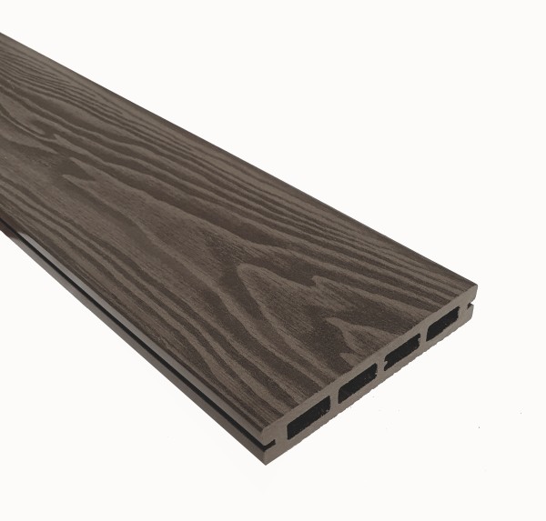 Террасная доска из ДПК Terrapol Смарт 3D Пустотелая с пазом Тик Киото купить в Костроме