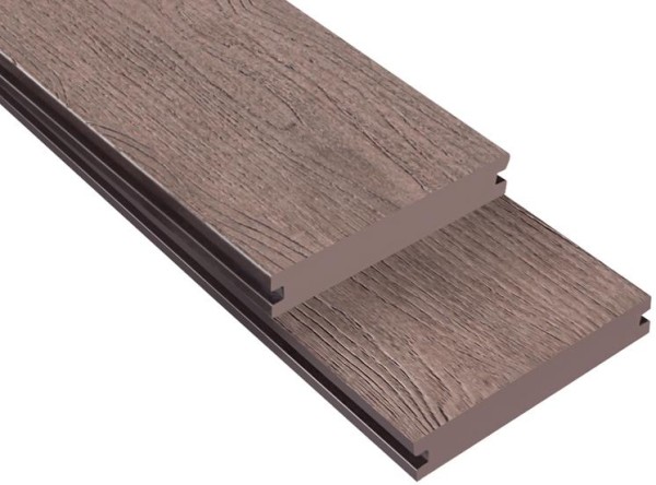 Террасная доска ДПК Outdoor 3D полнотелая NEVADA/CALIFORNIA BROWN коричневая микс купить в Костроме