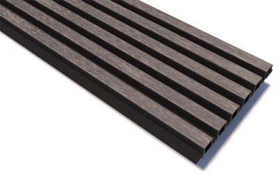 Реечные панели WOODVEX Lines Ultra Smoke gray
