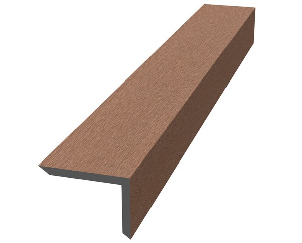 Уголок ДПК для террасной доски NauticPrime, 60x40x2900мм Кедр купить в Костроме