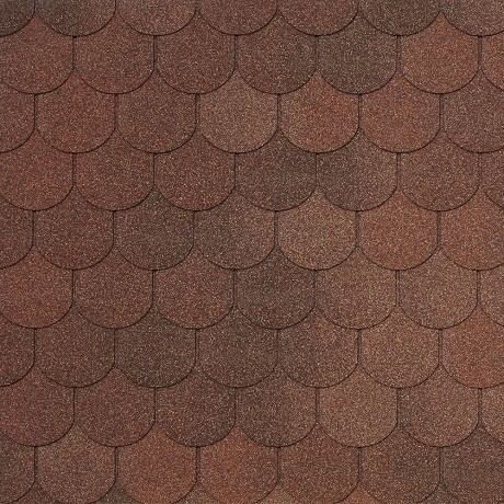 Гибкая черепица Tegola ASSISI terracotta 420 купить в Костроме