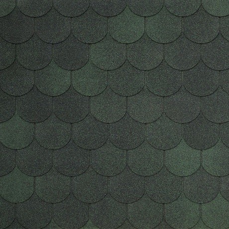 Гибкая черепица Tegola ASSISI verde 473 купить в Костроме