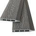 Заборная панель шип-паз EasyDecking Wood-Х 146х20 Серый купить в Костроме