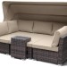 Диван-Трансформер AFINA плетеный из иск. ротанга AFM-320B Brown купить в Костроме