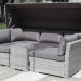 Диван-Трансформер AFINA плетеный из иск. ротанга AFM-320G Grey купить в Костроме