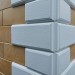 Угол Наружный к Фасадным Термопанелям Доломит Дагестанский Камень 400 мм Белый купить в Костроме