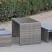 Диван-Трансформер AFINA плетеный из иск. ротанга S330G-W78 Grey купить в Костроме