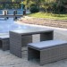 Диван-Трансформер AFINA плетеный из иск. ротанга S330G-W78 Grey купить в Костроме