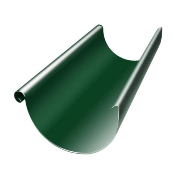 Водосток Grand Line 125x90 – Желоб 3м RAL 6005 купить в Костроме