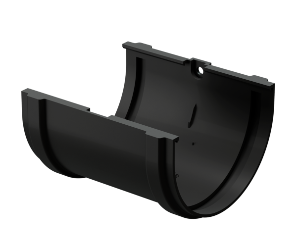 Соединитель желоба Docke Premium ПВХ - Карбон купить в Костроме