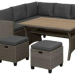 Комплект мебели AFINA плетеной из иск. ротанга AFM-307G-Grey купить в Костроме