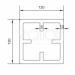 Столб SEQUOIA Evolution 3D WOOD GRAY купить в Костроме