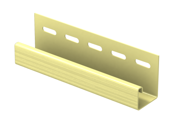 J-планка Ю-пласт Классика кремовая купить в Костроме