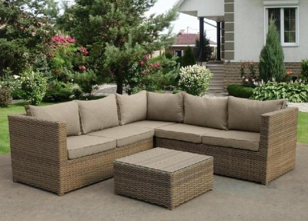 Комплект мебели AFINA плетеной из иск. ротанга YR825B Beige купить в Костроме