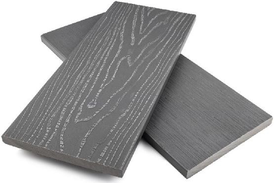 Заборная доска ДПК полнотелая NanoWood Серый купить в Костроме