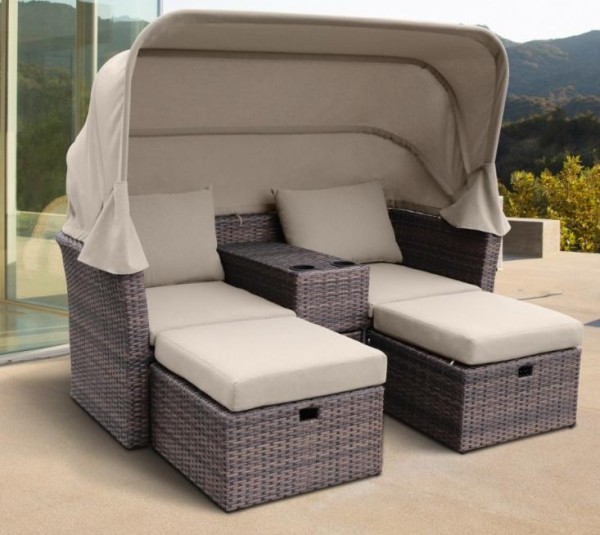 Комплект мебели AFINA плетеной из иск. ротанга AFM-330B Brown купить в Костроме