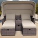 Комплект мебели AFINA плетеной из иск. ротанга AFM-330B Brown купить в Костроме