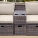 Комплект мебели AFINA плетеной из иск. ротанга AFM-330B Brown купить в Костроме