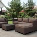 Комплект мебели AFINA плетеной из иск. ротанга YR821A Brown/Beige купить в Костроме