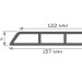 Доска Ромбус 3D ДПК Outdoor STORM GREY серая микс купить в Костроме