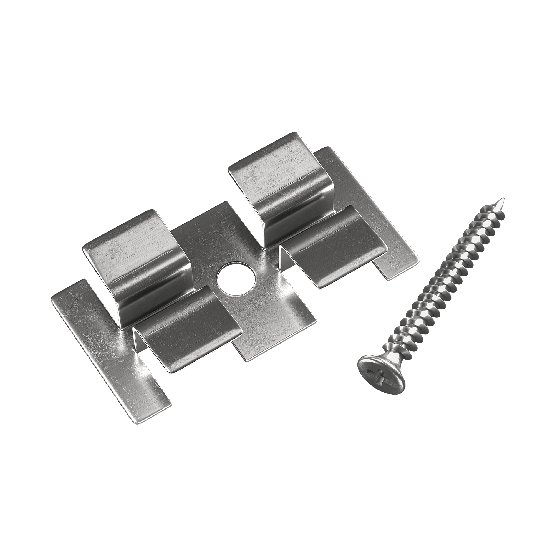 Клипса с саморезом, Grinder шовный монтаж 5 mm купить в Костроме