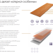 Фибросайдинг DECOVER 3600 x 190 x 8 мм Caramel купить в Костроме