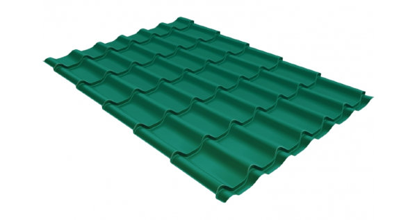 Металлочерепица классик 0,5 Satin RAL 5021 купить в Костроме
