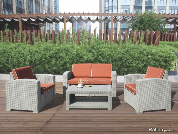 Уличные диваны и кресла коллекции Rattan Premium 4 купить в Костроме