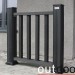 Ограждение из ДПК Outdoor Классик 3D STORM чёрный купить в Костроме
