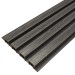 Фасадная доска из ДПК Faynag Wood Рейка Мокрый Асфальт купить в Костроме
