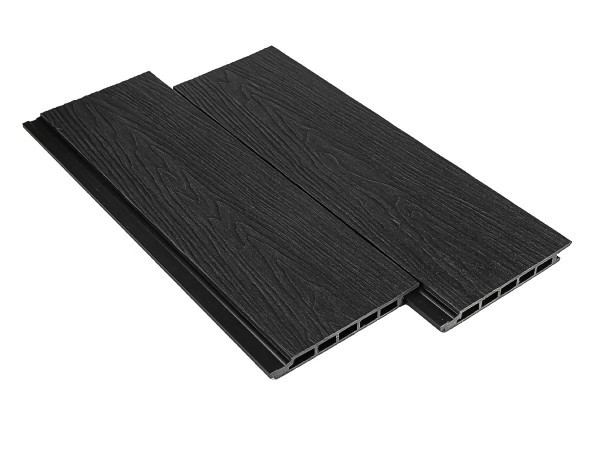 Фасадная панель из ДПК Deckart Vista 3D с текстурой дерева Графит купить в Костроме