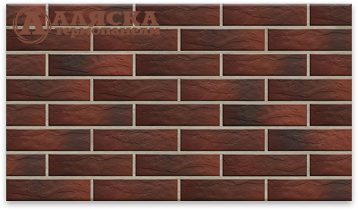 Фасадные Термопанели Аляска Cherry Rustic купить в Костроме