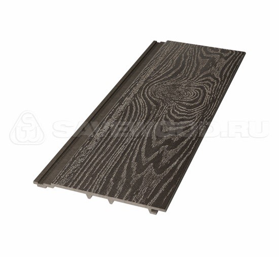 Сайдинг из дпк savewood sw-cedrus тангенциальный распил темно-коричневый купить в Костроме