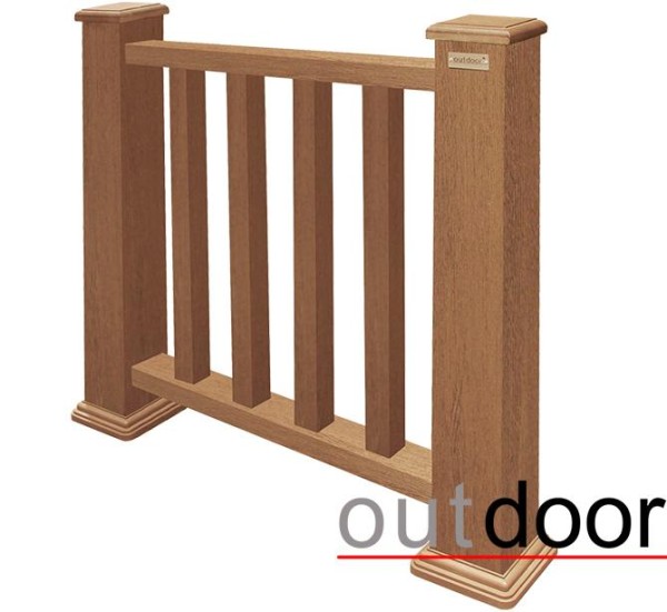 Ограждение из ДПК Outdoor Классик 3D STORM дуб купить в Костроме