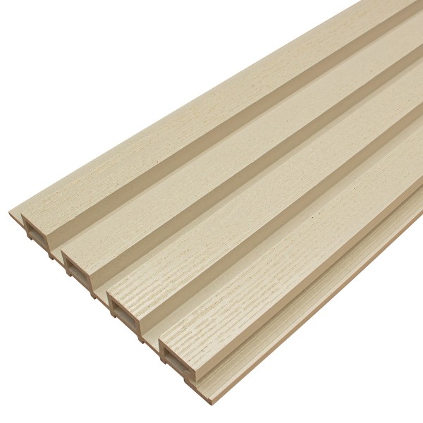 Фасадная доска из ДПК Faynag Wood Рейка Слоновая кость купить в Костроме