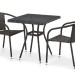 Комплект плетеной мебели AFINA из иск. ротанга T282BNT/Y137C-W53 Brown 2Pcs купить в Костроме