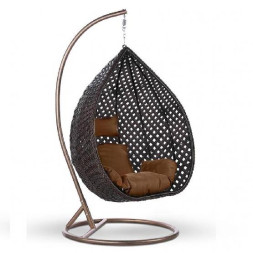 Кресло Подвесное из искусственного ротанга AFM-250B-XL Brown