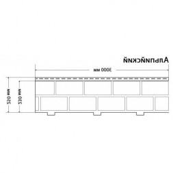 Фасадная панель Доломит Альпийский Слоновая кость