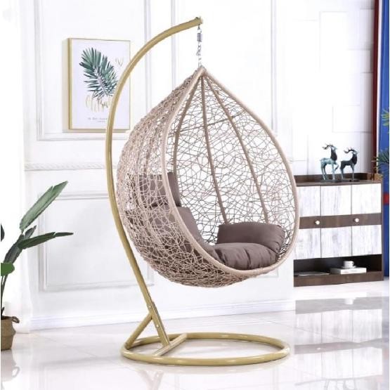 Кресло Подвесное из искусственного ротанга AFM-169A-XLB Beige купить в Костроме