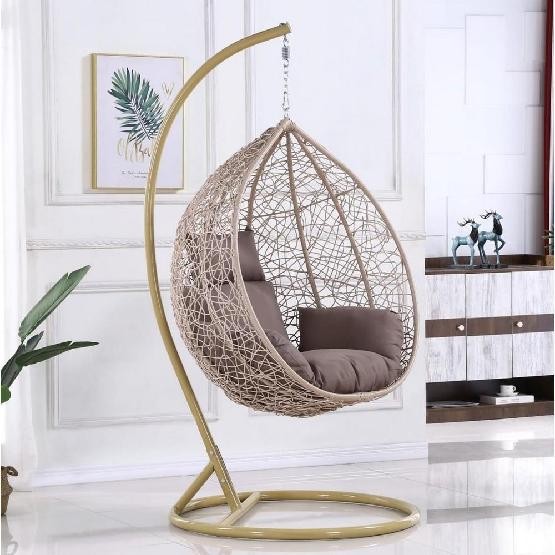 Кресло Подвесное из искусственного ротанга AFM-169A-LB Beige купить в Костроме